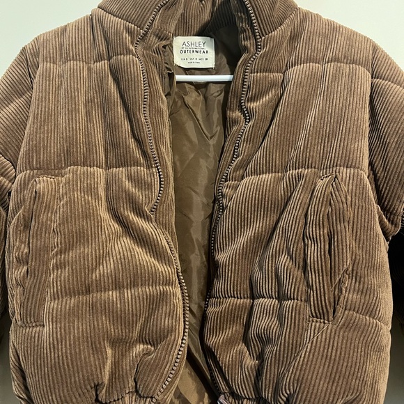 Ashley By 26 International Brown Corduroy Jacket - Picture 3 of 4